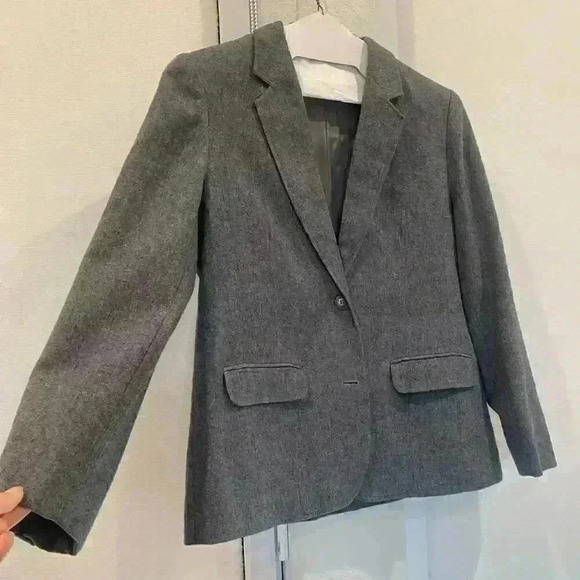 PENDLETON 100% Virgin Wool Gray Blazer Sz 16 - Worn only a few times - Picture 3 of 6
